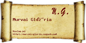 Murvai Glória névjegykártya